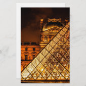 Der Louvre Briefpapier (Vorne/Hinten)