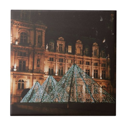 Der Louvre Fliese (Vorderseite)