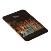 Der Louvre, Paris, Frankreich Magnet (Rechte Seite)