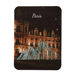 Der Louvre, Paris, Frankreich Magnet