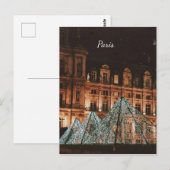 Der Louvre, Paris, Frankreich Postkarte (Vorne/Hinten)