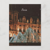 Der Louvre, Paris, Frankreich Postkarte (Vorderseite)