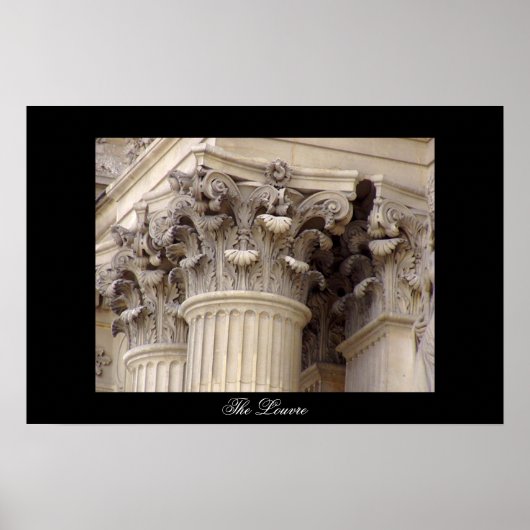 Der Louvre Poster (Vorne)