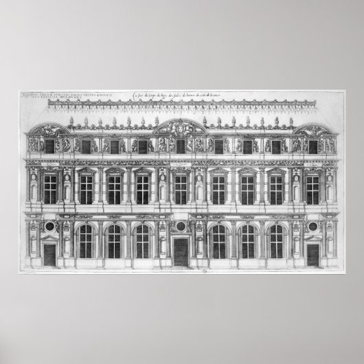 Der Louvre Poster (Vorne)