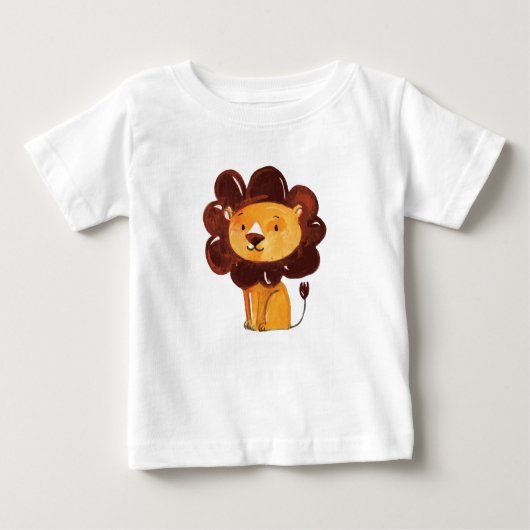 Der Löwe Baby T-shirt (Vorderseite)