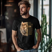Der Löwe der Juda-Männer Christlich T-Shirt
