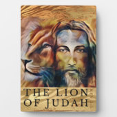 Der Löwe des jüdischen Bildes Fotoplatte (Vorderseite)