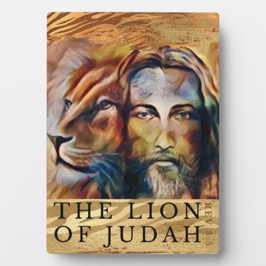 Der Löwe des jüdischen Bildes Fotoplatte (Vorderseite)