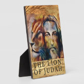Der Löwe des jüdischen Bildes Fotoplatte (Seite)