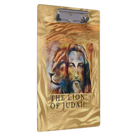 Der Löwe des jüdischen Bildes Klemmbrett