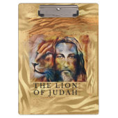 Der Löwe des jüdischen Bildes Klemmbrett (Vorderseite)