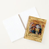 Der Löwe des jüdischen Bildes Notizblock (Innenseite)