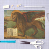 Der Löwe des Markuss, 1516 von Vittore Carpaccio Seidenpapier (Handwerk)