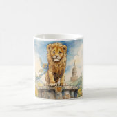 Der Löwe des Powers und der Gnade Kaffeetasse (Mittel)