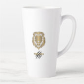 Der Löwe Gold & Schwarz Grafik-Mug Milchtasse (Rechts)