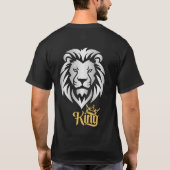 Der Löwe ist der König T-Shirt (Rückseite)