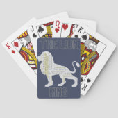 Der Löwe KIng Spielkarten (Rückseite)