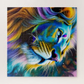 Der Löwe, König aller Katzen Puzzle (Horizontal)