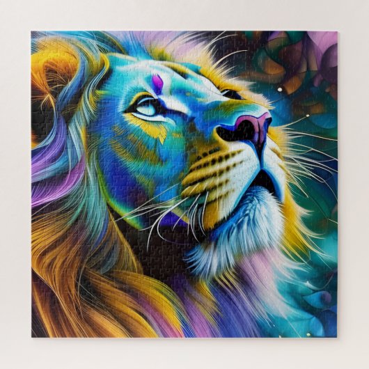 Der Löwe, König aller Katzen Puzzle (Vertikal)