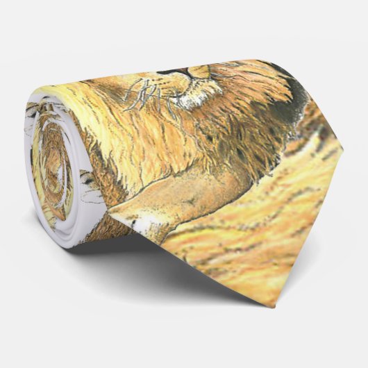 Der Löwe Krawatte (Gerollt)