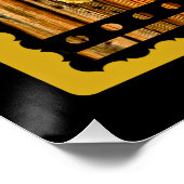 Der Löwe legt sich mit dem Lamm hin Poster (Ecke)