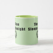 Der Löwe schläft heute Abend goldene Tasse (Zentrum)