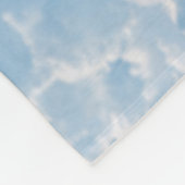 Der Löwe und das Lamm aus Wolken geformt Fleecedecke (Ecke)