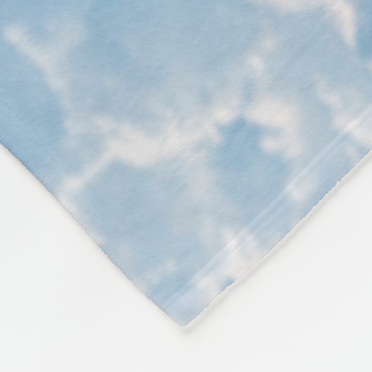 Der Löwe und das Lamm aus Wolken geformt Fleecedecke (Ecke)