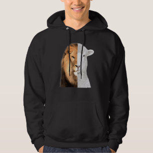 Der Löwe und das Lamm Hoodie
