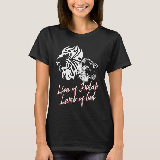 Der Löwe und das Lamm T-Shirt (Vorderseite)