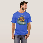 Der Löwe und das Raumschiff T-Shirt (Vorne ganz)