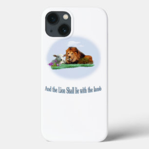 Der Löwe und die Lamm-Kunst iPhone 13 Hülle