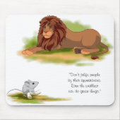 Der Löwe und die Maus Mousepad (Vorne)