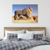 Der Löwe von Babylon Leinwanddruck (Insitu (Schlafzimmer))