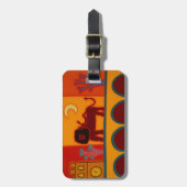 Der Löwe von Fulham Broadway 2008 Gepäckanhänger (Vorderseite vertikal)