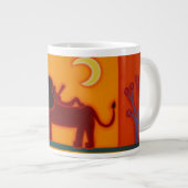 Der Löwe von Fulham Broadway 2008 Jumbo-Tasse (Vorderseite Rechts)