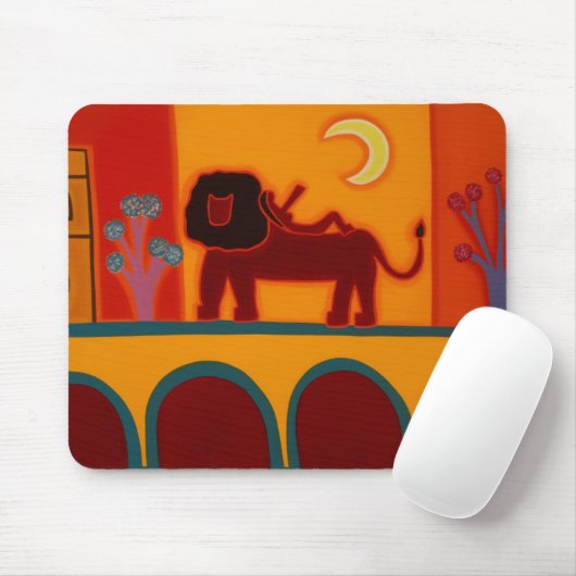 Der Löwe von Fulham Broadway 2008 Mousepad (Mit Mouse)