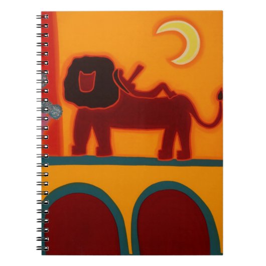 Der Löwe von Fulham Broadway 2008 Notizblock (Vorderseite)