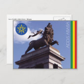 Der Löwe von Juda, Addis Abeba - Äthiopien Postkar Postkarte (Vorne/Hinten)