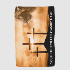 Der Löwe von Juda Drei Pastor der Kirche Golfhandtuch