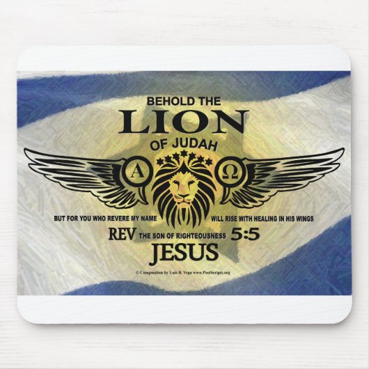 Der Löwe von Juda Mousepad (Vorne)