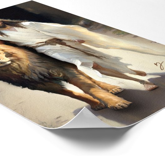 Der Löwe von Juda Poster (Ecke)