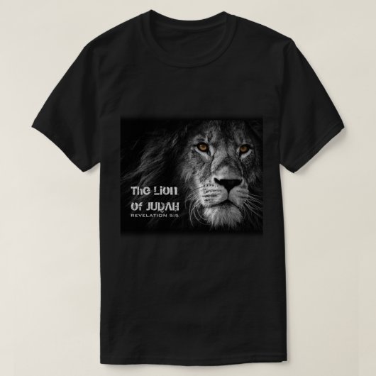 Der Löwe von Juda T-Shirt (Design vorne)
