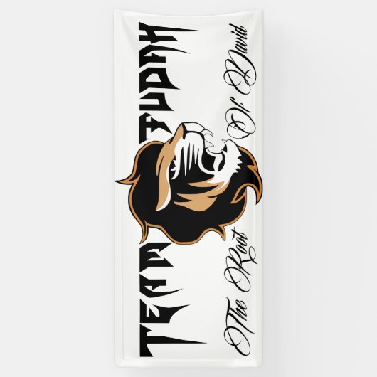 Der Löwe von Judah Banner (Vertikal)