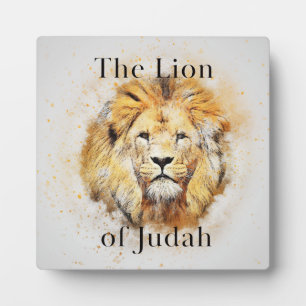 Der Löwe von Judah Coffee Table Easel Fotoplatte