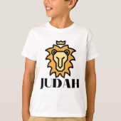 Der Löwe von Judah Faith basiert auf Jungs T-Shirt (Vorderseite)