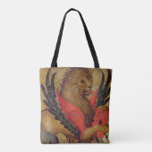 Der Löwe von St Mark (Öl auf Platte) Tasche (Rückseite)