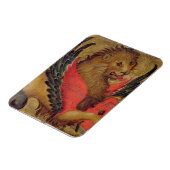 Der Löwe von St. Mark (Öl auf Tafel) Magnet (Linke Seite)