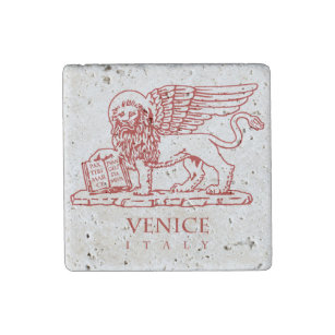 Der Löwe von Venedig Steinmagnet