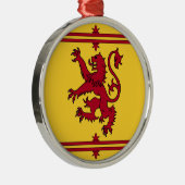 Der Löwe zügellos von Schottland Silbernes Ornament (Rechts)